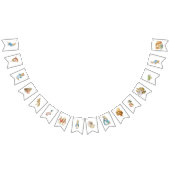 Klassiek Peter de Konijn Baby shower Bunting Flags Vlaggetjes (Alle)