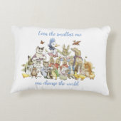 Klassiek Peter het Konijn Accent Kussen (Achterkant)