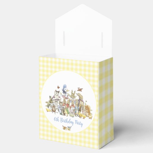 Klassiek Peter het Konijn Verjaardagsfeest Bedankdoosjes (Geopend)