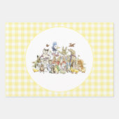 Klassiek Peter het Konijn Verjaardagsfeest Inpakpapier Vel (Voorkant)