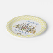 Klassiek Peter het Konijn Verjaardagsfeest Papieren Bordje (Gekanteld)