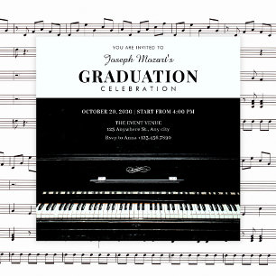 klassiek piano afstuderen kaart