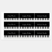 Klassiek pianokerbord Persoonlijk muzikant Labels (Vel)