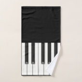 Klassiek pianotoetsenbord  bad handdoek (Handdoek)