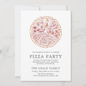 Klassiek Pizzafeest | Uitnodiging (Voorkant)