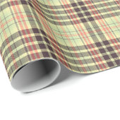 Klassiek plaid ontwerp cadeaupapier (Rol Hoek)