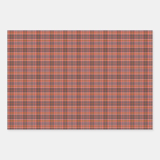 Klassiek plaid ontwerp inpakpapier vel (Voorkant)