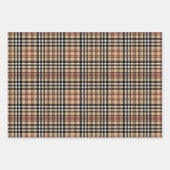 Klassiek plaid ontwerp inpakpapier vel (Voorkant 3)