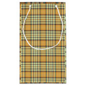 Klassiek plaid ontwerp klein cadeauzakje (Achterkant)