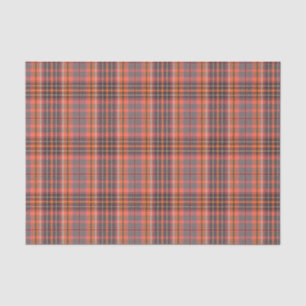 Klassiek plaid ontwerp tissuepapier