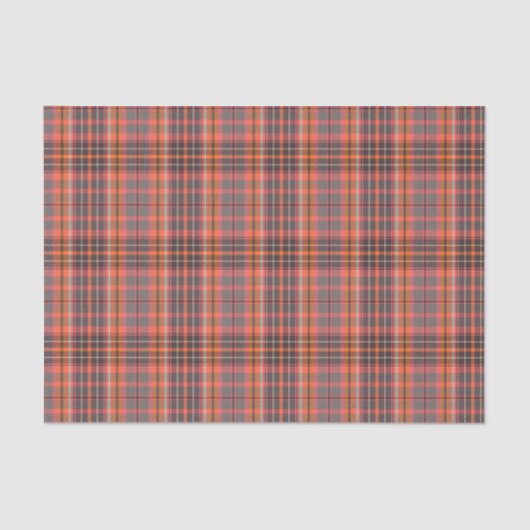 Klassiek plaid ontwerp tissuepapier (Voorkant)