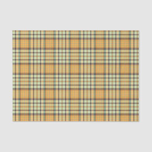 Klassiek plaid ontwerp tissuepapier (Voorkant)