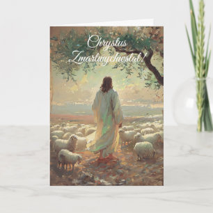 Klassiek Poolse Pasen Wesolego Alleluja Christelij