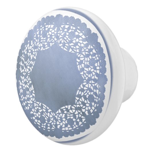 Klassiek Porselein Blauw en Wit Kant Keramische Knop (Rechts)