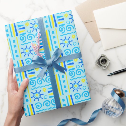 Klassiek Premium Monogram Viering Moederdag Cadeaupapier (Geschenken)