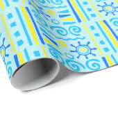 Klassiek Premium Monogram Viering Moederdag Cadeaupapier (Rol Hoek)