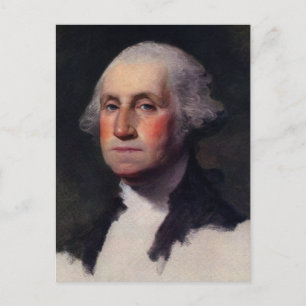 Klassiek presidentsportret van George Washington Briefkaart