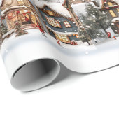 Klassiek Prettig Kerstfeest Cadeaupapier (Rol Hoek)