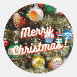 Klassiek Prettig Kerstfeest! Sticker