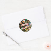 Klassiek Prettig Kerstfeest! Sticker (Envelop)