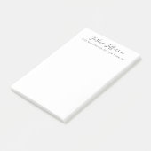 Klassiek Professioneel Creatief Eenvoudig Zwart Wi Post-it® Notes (Schuin)