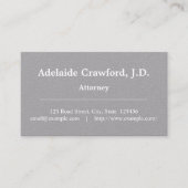 , klassiek, professioneel Visitekaartje (Voorkant)