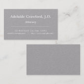 , klassiek, professioneel Visitekaartje (Voorkant / Achterkant)