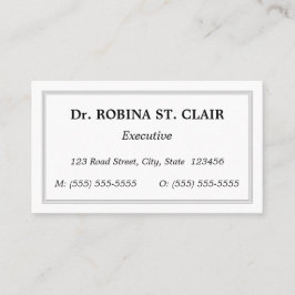 Klassiek,  professioneel Visitekaartje