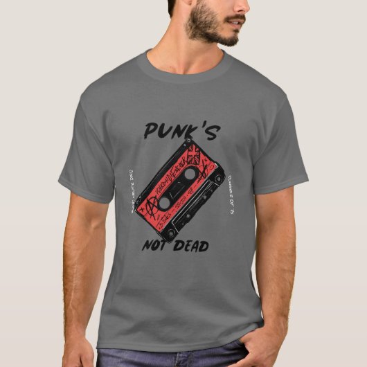 Klassiek Punk niet dood T-shirt (Voorkant)