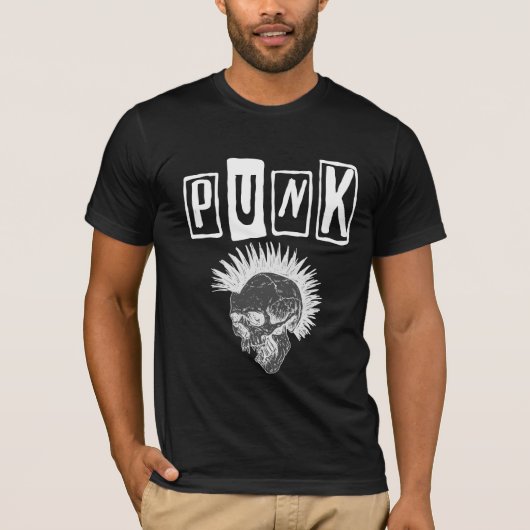 Klassiek Punk T-shirt (Voorkant)