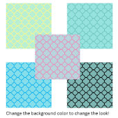 Klassiek Quatrefoil Marokkaans Patroon Tegeltje