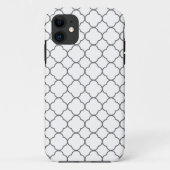 Klassiek Quatrefoil-patroon Case-Mate iPhone Case (Achterkant)