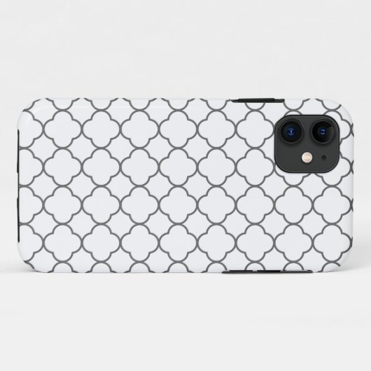 Klassiek Quatrefoil-patroon Case-Mate iPhone Case (Achterkant (horizontaal))