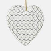 Klassiek Quatrefoil-patroon Keramisch Ornament (Rechts)