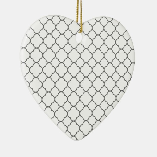 Klassiek Quatrefoil-patroon Keramisch Ornament (Rechts)