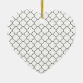 Klassiek Quatrefoil-patroon Keramisch Ornament (Voorkant)