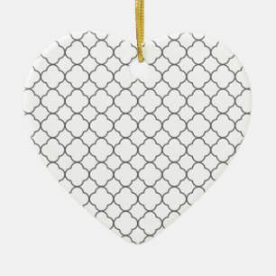 Klassiek Quatrefoil-patroon Keramisch Ornament