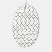 Klassiek Quatrefoil-patroon Keramisch Ornament (Links)