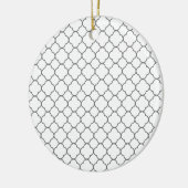 Klassiek Quatrefoil-patroon Keramisch Ornament (Links)