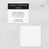 Klassiek recht professioneel Visitekaartje (Voorkant / Achterkant)