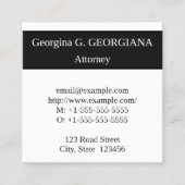 Klassiek recht professioneel Visitekaartje (Voorkant)