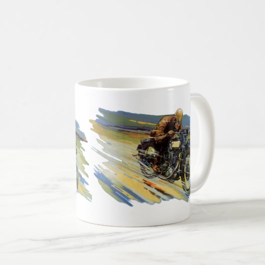 Klassiek Reisvervoer, Racemotor Koffiemok (Voorkant rechts)