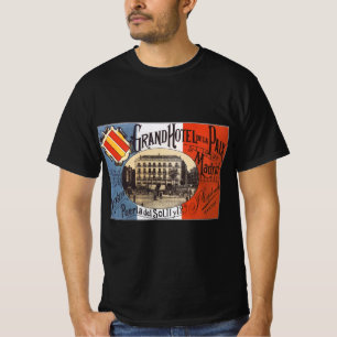 Klassiek reizen, Grand Hotel Paix, Madrid, Spanje T-shirt