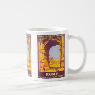 Klassiek reizen, het Colosseum in Rome Italië Ital Koffiemok