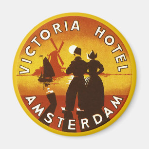 Klassiek reizen, Victoria Hotel, Amsterdam, Hollan Magneet