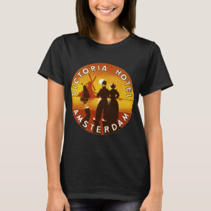 Klassiek reizen, Victoria Hotel, Amsterdam, Hollan T-shirt