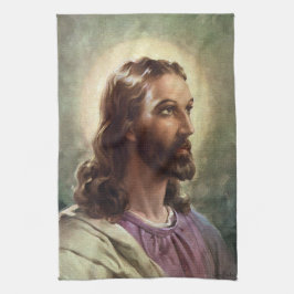 Klassiek religieus, portret van Jezus Christus met Theedoek