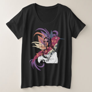 Klassiek Renaissancistisch Portret Abstracte Kunst Grote Maat T-shirt