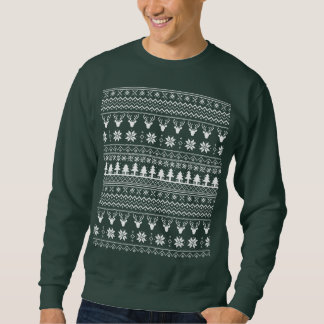 Klassiek rendier kerst trui patroon