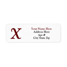 Klassiek retour adres label